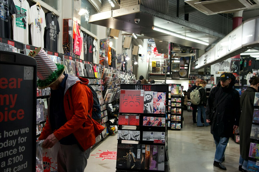 store detective watching shoppers